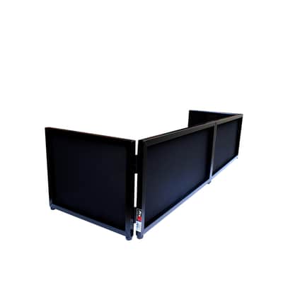 ProX DJ Facade BLACK Frame with White & Black Scrims Package + Carry Bag image 1