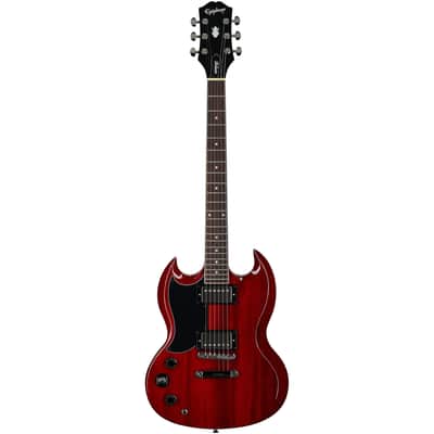 Epiphone SG Tribute Electric Guitar, Left-Handed, Cherry image 2
