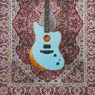 Fender Acoustasonic Player Jazzmaster - Ice Blue image 2