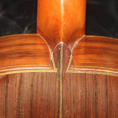 Unknown Flamenco guitar Brazilian Rosewood sides and back 1930s image 5