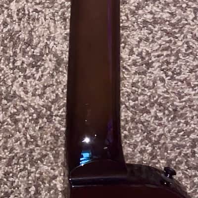 Epiphone Les Paul Special Bass Trans black Flame top electric guitar image 7