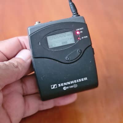 Sennheiser Sennheiser ew 100 G2 Taschensender Bodypack Sender 3,5mm Mic Antenne schwarz image 4