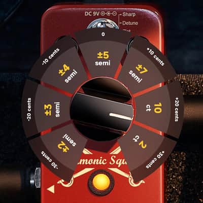 Donner Harmonic Square Digital Octave Effects Pedal Pitch Shifter 7Shift 3Tone image 6