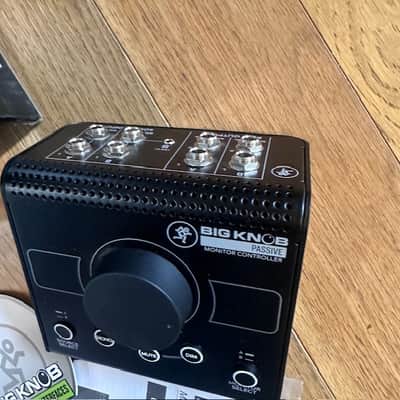LNIB Mackie Big Knob Limited edition Black w/ two TRS 1/4” to XLR balanced cables image 15
