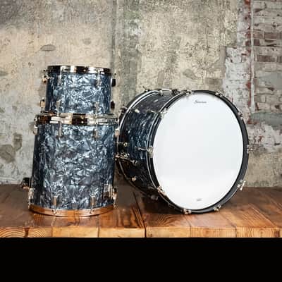 Slingerland Radio King 3-Piece Drum Set - Black Diamond Pearl - Free Shipping image 5