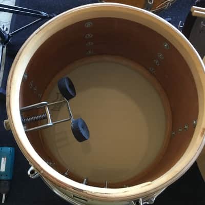 Slingerland 12x8 tom 60’s - Gold sparkle image 4