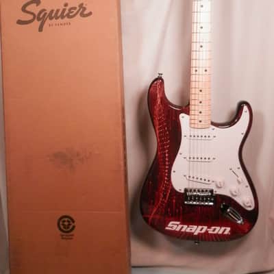 Squier by Fender Stratocaster Snap-On Tools Limited Edition Graphic Snap On electric guitar image 1