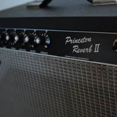 Fender Princeton Reverb II 2-Channel 22-Watt 1x12" Guitar Combo 1981 - 1986 - Black image 4