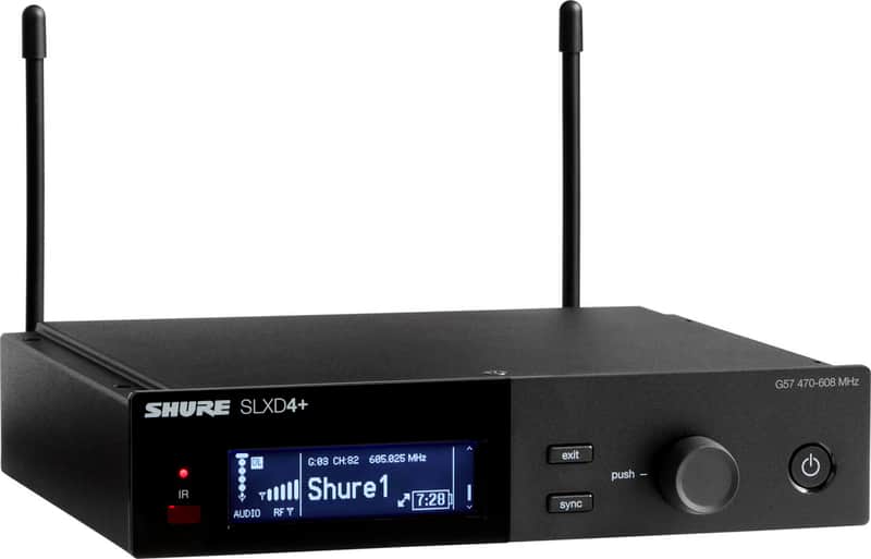 Shure SLXD4+ Wireless Microphone Receiver image 1