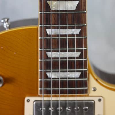 Heritage Custom Shop Core Collection H-150 Electric Guitar with Case 2023 - Gold Top Artisan Aged image 8
