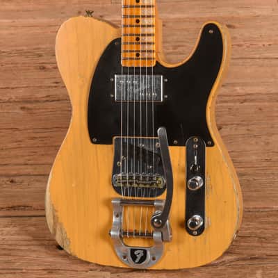 Fender Custom Shop LTD CuNiFe Blackguard Telecaster Heavy Relic Butterscotch Blonde image 2