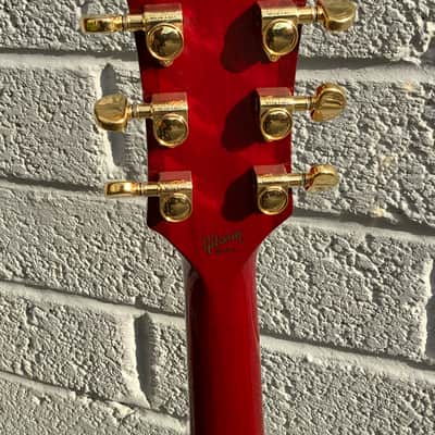 Gibson Custom Shop, Les Paul Custom, Translucent Red, 2000s image 14