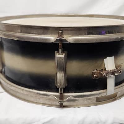 Vintage Early 1960s Pre Serial Ludwig Blue Silver Duco Pioneer Snare Drum 5x14 image 6