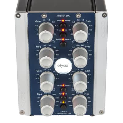 Elysia Xfilter | Qube Series 4-Band Analog Stereo Desktop Equalizer image 4