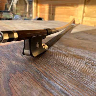 Double Bass French Bow - H Cirillo - Pernambuco- Just Had Full Recommission image 13