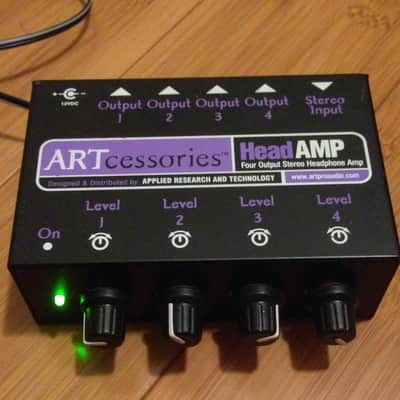 ART HeadAMP 4 Headphone Amp Splitter image 1
