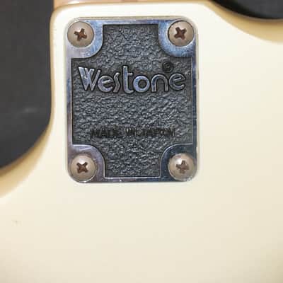 Westone Concorde Bass II Electric Bass Pearl White image 9