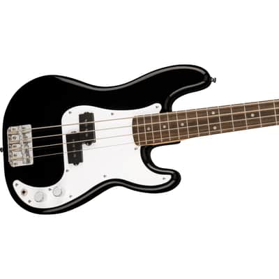 Squier Mini Precision Bass IL Black - 4-String Electric Bass image 5