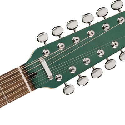 Fender Squier FSR Paranormal Jazzmaster XII - Sherwood Green w/Matching Headstock image 2