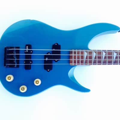 Vintage 90's GTX-53 KAMAN OVATION Bass Guitar 24 FRETS **ElectricBlue** KOREA PING MIK image 12