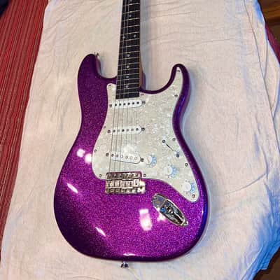 Stewmade Guitars Scary Berry S-Model - Purple Sparkle image 9
