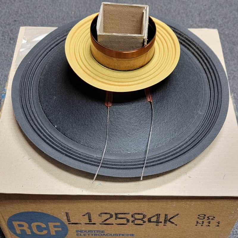 RCF L12584K 12" Genuine Factory Drop in Re-Cone Kit 8 Ohms image 1