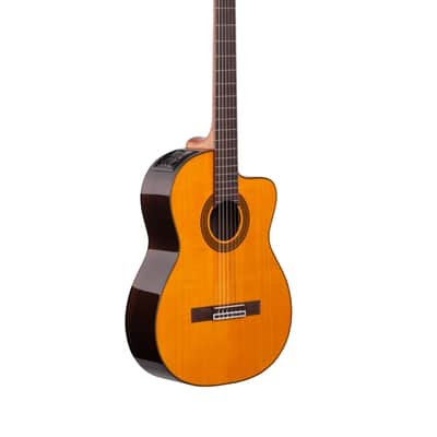 Takamine GC5 Classical Cutaway Guitar Natural image 8