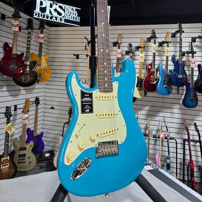 Fender American Professional II Stratocaster LH - Miami Blue w/Rosewood FB & OHSC + PLEK*D #693 image 2
