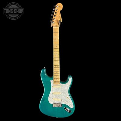 Used 2020 Fender Custom Shop Classic Player Strat Trans Blue w/Case TSU24597 image 2