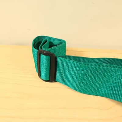 Vintage 90s Doctor Song USA Guitar Strap Green 2” Wide Adjustable Made In USA image 6