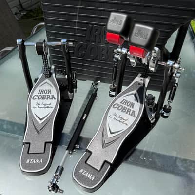 Tama HP900PWN Iron Cobra 900 Series Power Glide Double Bass Drum Pedal 2010s - Black/Chrome image 2