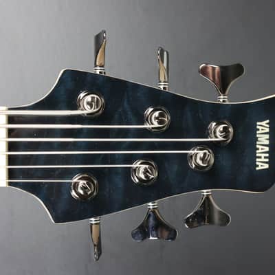 Yamaha TRB1006J 6-String Translucent Black w/Gator GCEBX Case image 3