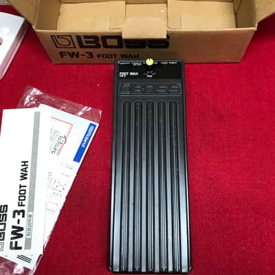 Boss FW-3 Foot Wah in the original box with manual, warranty card etc.  Sounds great! image 10