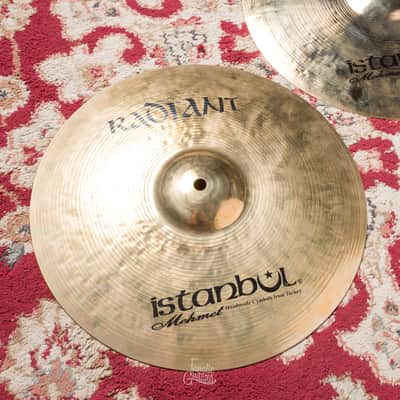 Istanbul Mehmet Radiant - Hi-Hat Rock Top, Custom Rock Bottom 14" #H06 Demo image 2