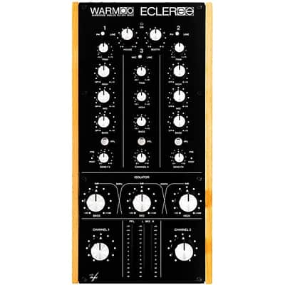 Ecler  WARM2 2-Channel Analog Rotary Mixer - BLACK & NATURAL WOOD GRAIN image 1