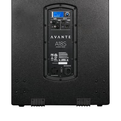 Avante Audio A18S 1600W 18" Active DJ PA Subwoofer w/DSP/EQ+Casters+Padded Cover image 5