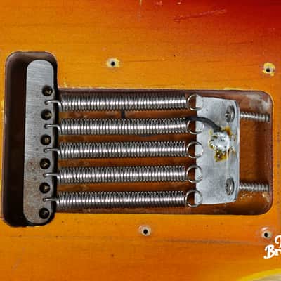 7.4LB, 1-Owner! 1963 Fender Stratocaster Sunburst image 24