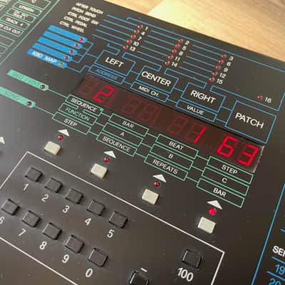LEM  Mmk Weighted Midi Master Keyboard Sequencer 1986 72 key 1986 Black image 17