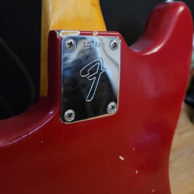 Fender Mustang Guitar with Rosewood Fretboard 1964 - 1969 - Dakota Red image 1