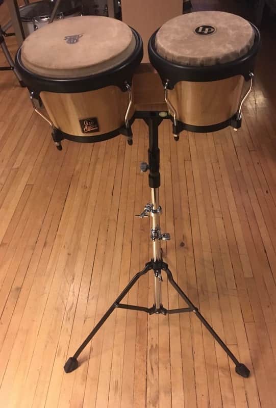 LP  Aspire Bongos w/Stand image 1