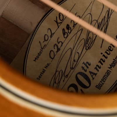 Kevin Kopp L-02 Sunburst 20th Anniversary - Adirondack Spruce & Curly Koa image 20