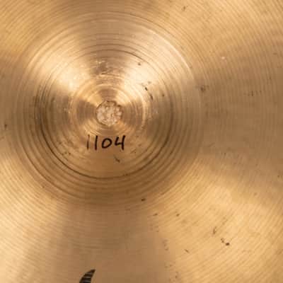 1990s Zildjian A 16" Medium Thin Crash Cymbal 1104g image 5