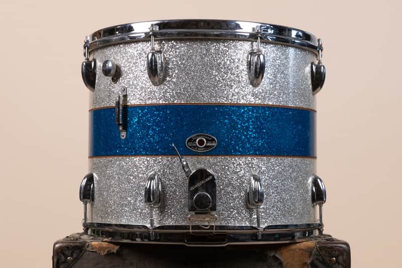 1970s Slingerland 12x15 Haskell W. Harr Tri Band Parade Drum image 1