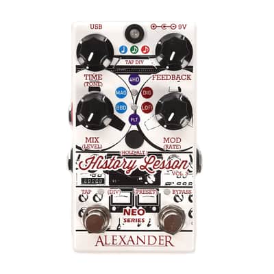 Alexander Pedals NEO Series History Lesson V3 Delay | Reverb