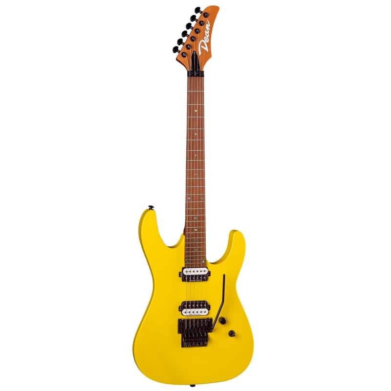 Dean MD24 F RM CYL Floyd Roasted Maple Classic Yellow 2022 - Yellow image 1