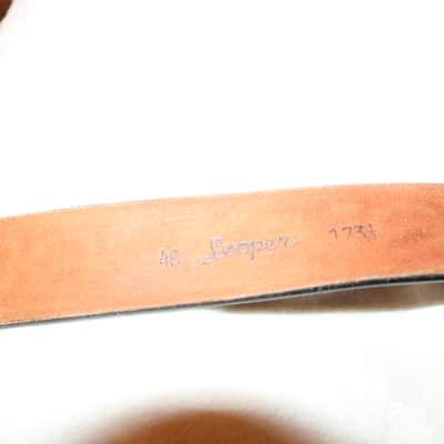 Awesome Tooled Leather Guitar Strap made by "Looper" image 12