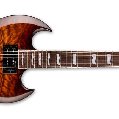 NEW 2023 ESP LTD Viper-256 - Dark Brown Sunburst image 1