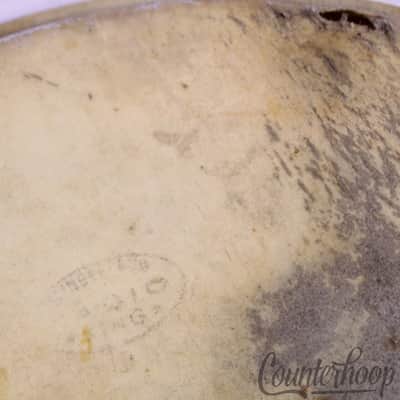 *Slingerland 3x Radio King 13" Tom Drum Calf Skin Heads Batter/Resonant Set 40s* image 2