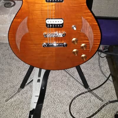 Marchione 59 burst semi Hollow  2016 Amber image 3