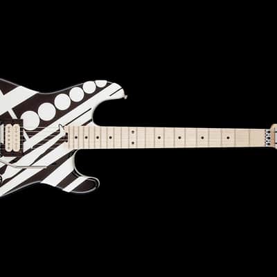 EVH Striped Series Electric Guitar (Crop Circles) image 3